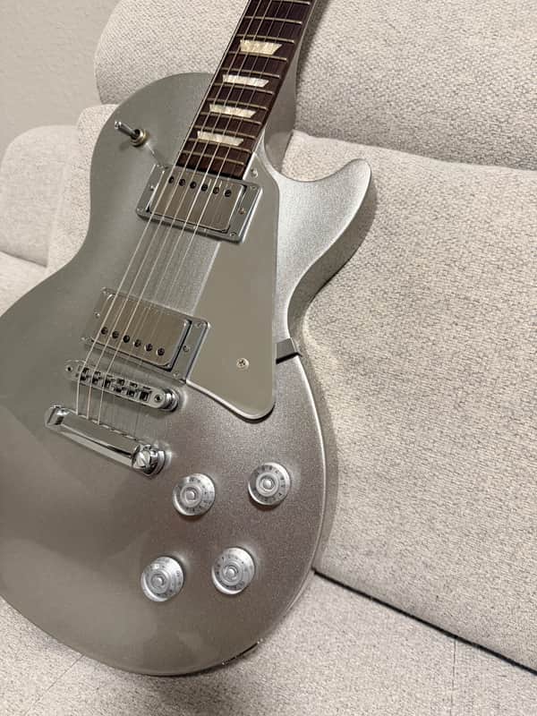 Gibson Les Paul Studio T 2016 - Silver Pearl image 1