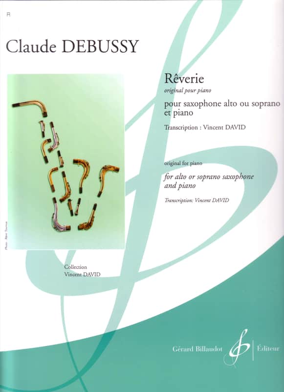 Debussy - Rêverie - for Alto or Soprano saxophones and piano image 1