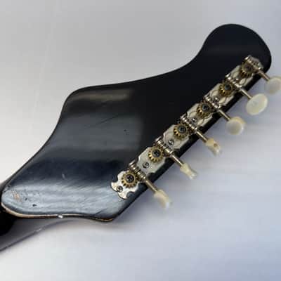 Vintage Teisco Del Rey 1960s Dual Pickup Red Cherry Burst 24" Short Scale image 8