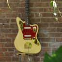 1994 Fender Japan Jaguar JG66G Limited Edition • Olympic White • Gold Hardware • FujiGen MIJ
