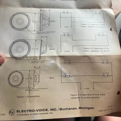 Electro Voice EVM C8 1968 image 7