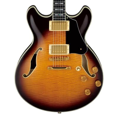 Used Ibanez JSM100VT John Scofield Signature w/Case - Vintage Sunburst image 1