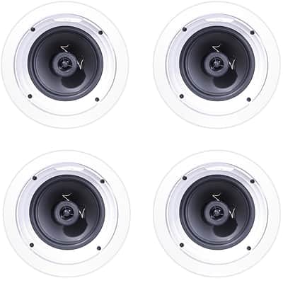 Klipsch R-1650-C In-Ceiling Speaker - White (4-Pack) image 1