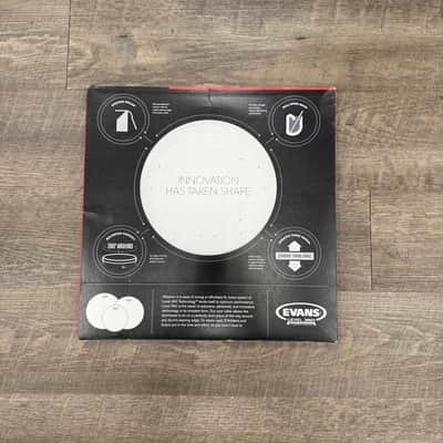 NOS Evans 13" Marching Tenor System Blue Drumhead TT13SB1 image 4