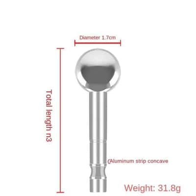 3 Pack Boom Arm to 17mm Ball 1/4 inch 3/8 Screw Bolt Mount Connector Adapter Joint Head Converter for Microphone Arm Stand Mic Arm Scissor Shock Mount Condenser Video Light Phone Holder Clip image 3