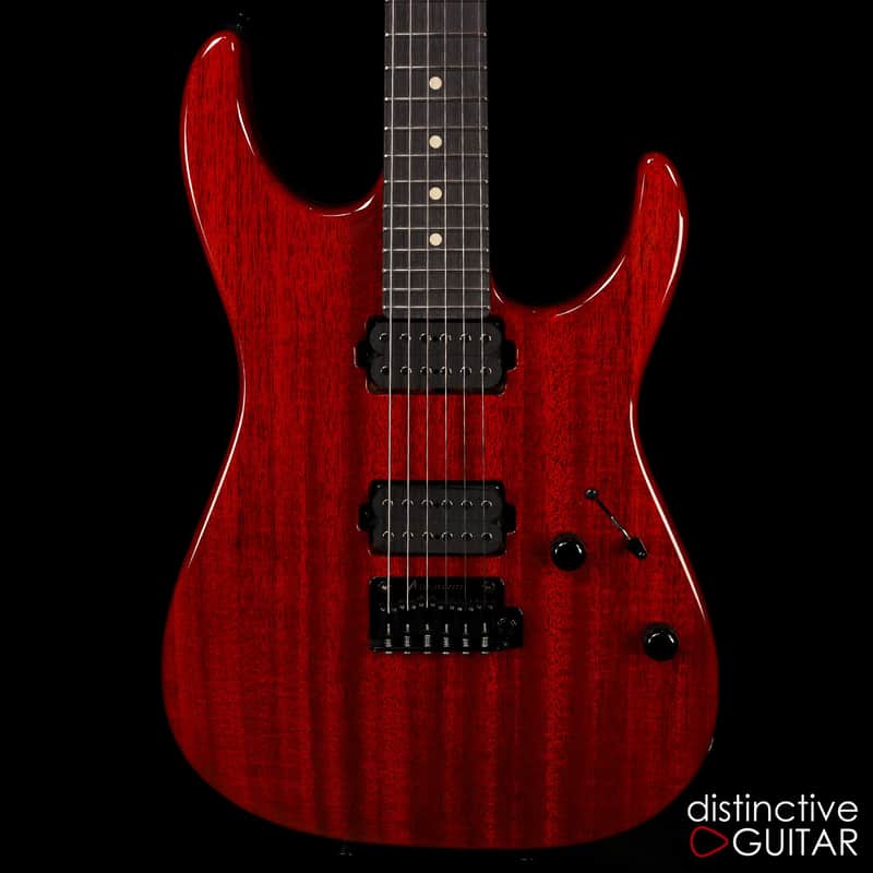 Tom Anderson Guitarworks Arc Angel Player - Transparent Cherry - 24.75 & Mahogany image 1