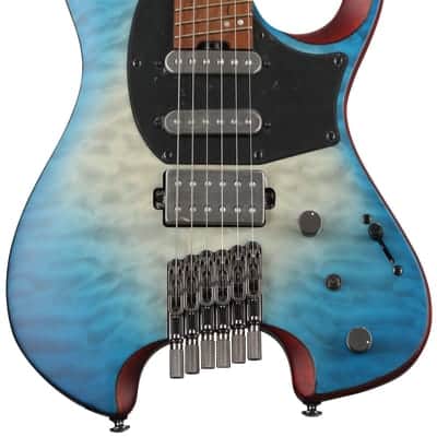 Ibanez QX54QM - Blue Sphere Burst Flat image 2