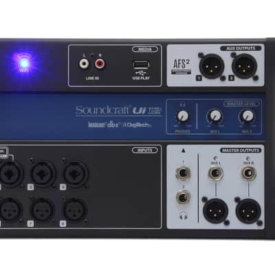 Soundcraft Ui12 12-Channel Remote Controlled Digital Mixer | Reverb