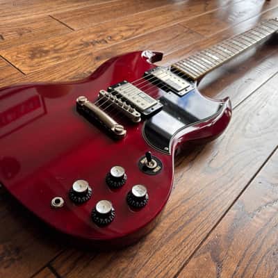 2011 ESP Edwards SG-120LT2 Electric Guitar Heritage Cherry Nitro Finish Japan MIJ image 4