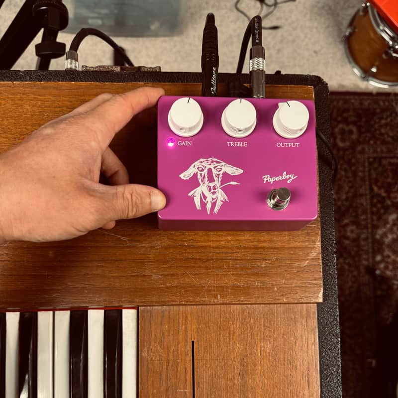 Paperboy Pedals The Goat Overdrive Boost Klone image 1