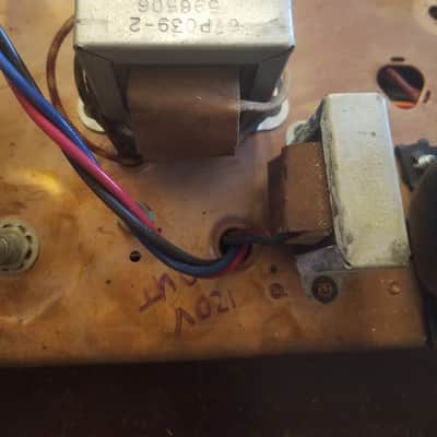 Webcor Small Mono Tube Amp Project 6V6 6E5 12AX7 AlNiCo 4" Speaker Bumblebee Sprague 1955 Copper image 2