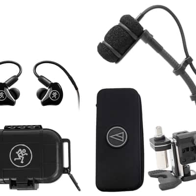 Audio Technica ATM350D Condenser Instrument Microphone+Mackie Bluetooth Monitors image 1