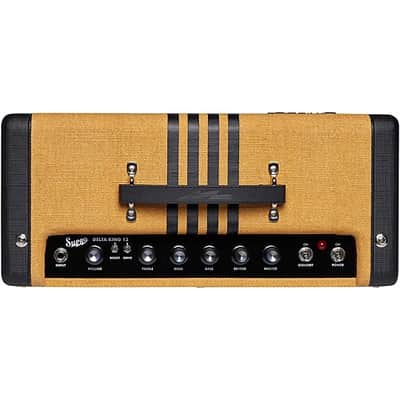 Supro  Delta King 12 15W 1x12 Tube Guitar Amp 2025 -  Tweed and Black image 5