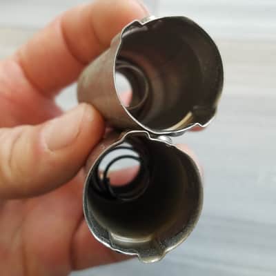 Elco Pair (2) Tube Shields EL84 9-pin J-Slot J60-TS103U03 Vintage Vacuum 1950s-1960s image 5