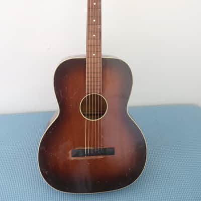 Vintage 1930s Oahu M65 Square Neck Lap Steel Hawaiian Big Body Guitar Very Clean Oahu Harmony Kay Works Great Comes With Original Bridge & Wooden Peg Parts! image 1