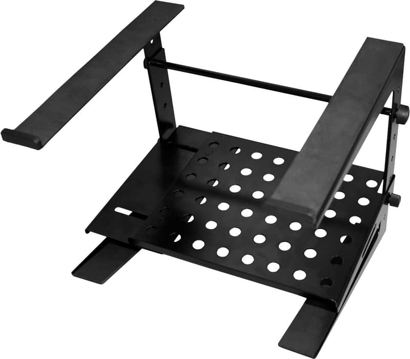 Ultimate Support JS-LPT200 Double-Tier, Multi-Purpose Laptop / DJ Stand image 1
