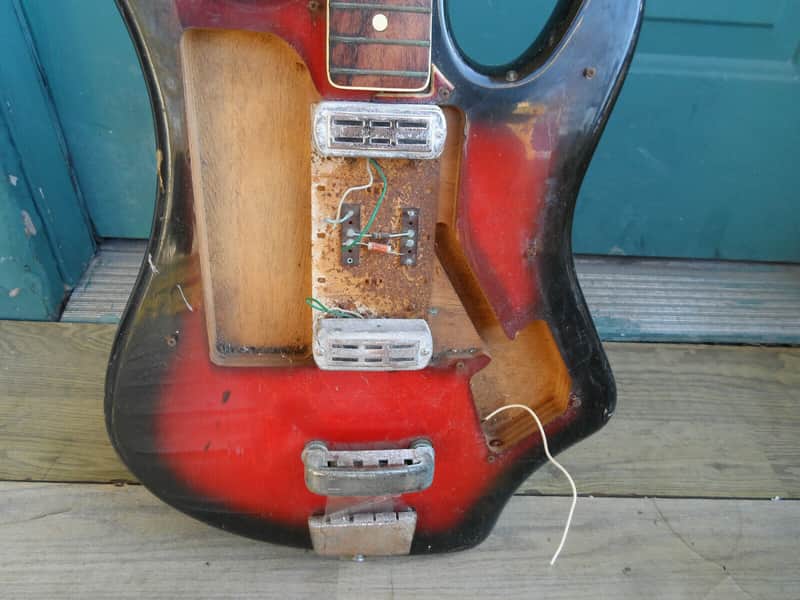 Panoramic EKO Vox Italian Bass Guitar Crucianelli Project | Reverb