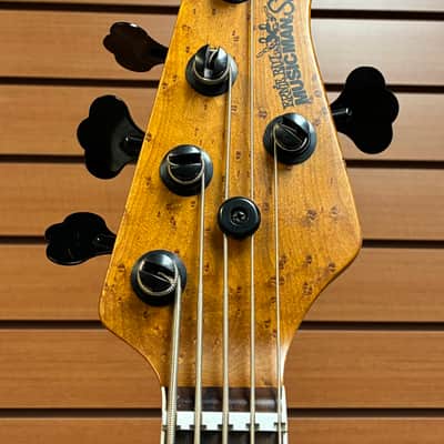 Ernie Ball Music Man Ball Family Reserve StingRay 5 HH in Giants Orange Quilt 2019 w/OHSC #55/91 image 12