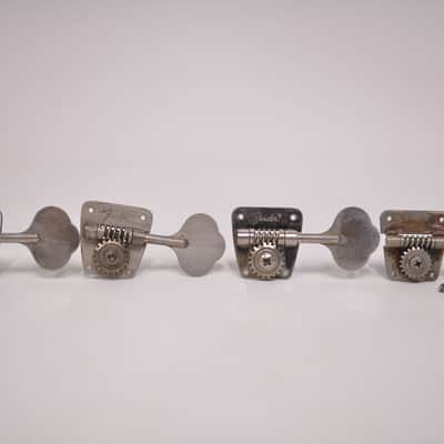 1973-1974 Vintage Fender Precision Jazz Bass NICKEL TUNERS with Bushings & Screws 1970 1971 1972 1975 Telecaster image 9