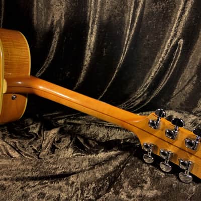 Guild GF30 Westerly Rhode Island built in 1987 Vintage Guild Acoustic Guitar Flame Maple Archback image 13