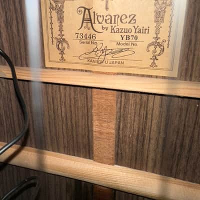 Used 2018 Alvarez Yairi YB70 Baritone Acoustic W/Pickup- Natural image 4