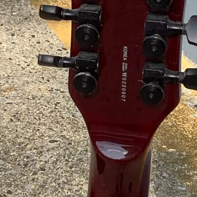 ESP LTD EC-1000 Quilted Maple 2002 Black Cherry Electric Guitar image 17