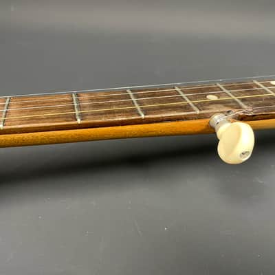 Vintage Open-Back 5-String Banjo c. 1920s-1940s Unbranded w/ Star Inlay & Gig Bag image 13
