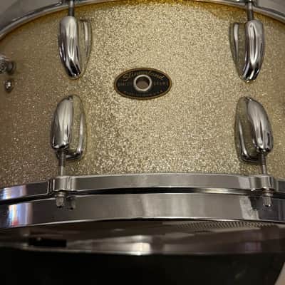 Slingerland 59/60 Radio King Super Gene Krupa 14X7 Silver Sparkle unique custom order features image 2