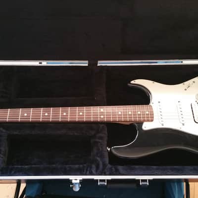 Fender Standard Stratocaster HSS, MIM Fat Strat 2004/2005 Black image 1