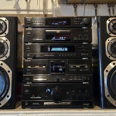 TECHNICS 7 PIECE COMPONENT HIFI STEREO SYSTEM/EQ/AMP/CD/TAPE/PHONO/ JAPAN image 6
