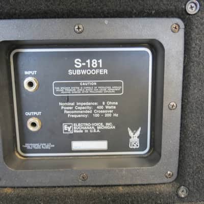 Electro-Voice S-181 Passive Subwoofer Pair image 8