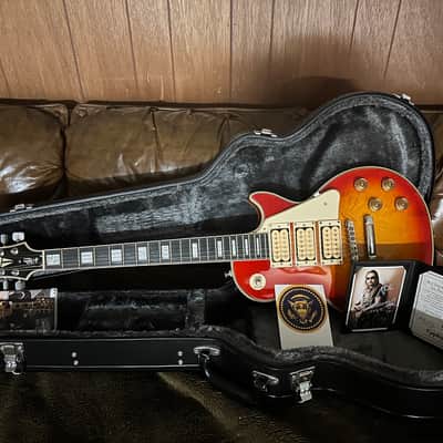 Epiphone Ace Frehley Signature "Budokan" Les Paul Custom 2012 - Faded Cherry Sunburst w/ signed extra!! image 2