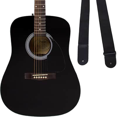 Fender FA-115 Dreadnought Acoustic Guitar - Black image 1