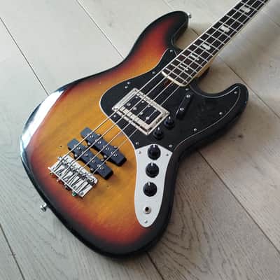 Aria-Berry Oakley Tractor Bass 1970s Sunburst by OX BIRD | Reverb