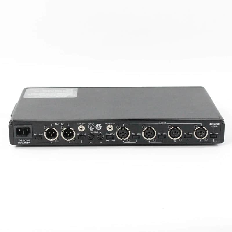 Shure FP410 IntelliMix 4-Channel Portable Automatic Microphone Mixer image 2