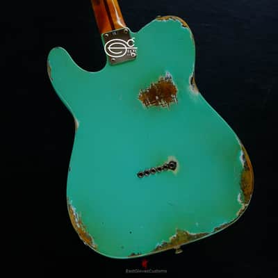 Fender Telecaster Seafoam Green Heavy Aged Relic image 4