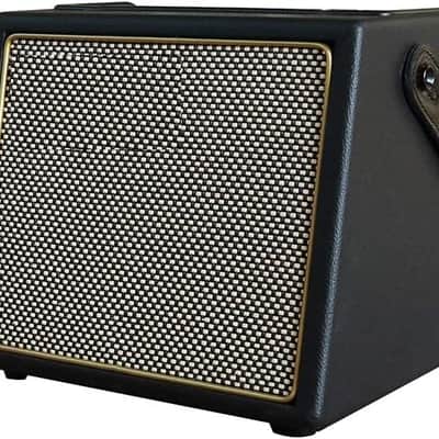 Acoustic Guitar Amplifier, 30 Watt Bluetooth Speaker Rechargeable Portable Acoustic Guitar Amp with Reverb Chorus Effect,3 Inputs, Black image 2