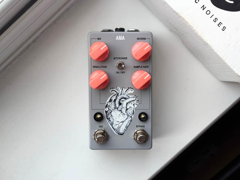 AC Noises AMA V1 Bitcrush Reverb Guitar Pedal image 1