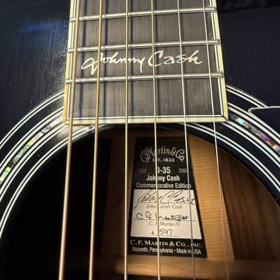 Martin D-35 Johnny Cash Signature Limited Edition 2007 Commemorative Edition image 8