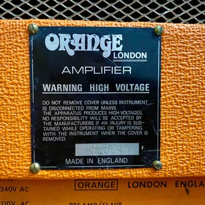 Orange OR120 120-Watt Guitar Amp Head 1975 - 1979 - Orange image 3