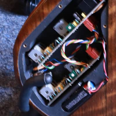 Wal Mk1 Custom 4-string bass guitar 1984 made in UK Mahogany/Schedua image 5