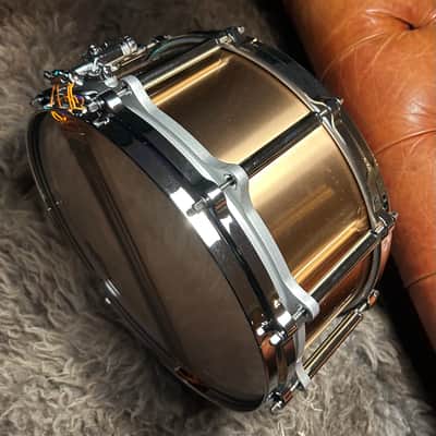 Pearl Free-Floating 14x6.5" Bronze Snare Drum 2025 - Bronze image 11