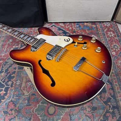 1991 Epiphone Sunburst Casino Pre-Elitist Made in Japan Terada HSC image 5