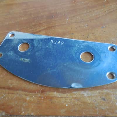 Fender 1950's Lap Steel Control plate with Serial Number image 1