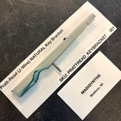 ORIGINAL Pratt Read Replacement NATURAL Key Bracket (J-Wire Keybeds) for ARP 2500/2600, Moog Minimoog, Oberheim OBX/OBXa/OB8, Sequential Prophet-5/10, PPG Wave 2.2 and more