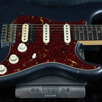 Fender Custom Shop Masterbuilt Austin Macnutt 63 HSS Strat Relic Charcoal Frost Metallic CZ552141 image 6
