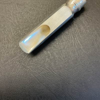 (- VINTAGE -) SELMER Scroll Metal C** Eb Alto Saxophone Mouthpiece - Silver Plate image 4