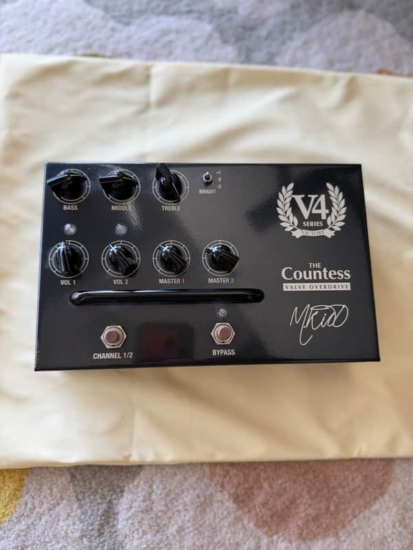Victory Amps V4 The Countess Valve Overdrive/Preamp 2018 - Black image 1