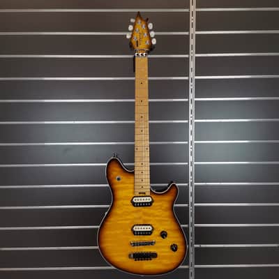 EVH Wolfgang Special HT with Hard Tail Fine Tuning Tailpiece Tobacco Burst image 1