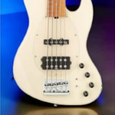 Sadowsky MetroExpress 21-Fret Vintage M/J Bass, Morado Fingerboard, 5-String - Solid Olympic White High Polish image 2